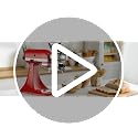GVODE Silver Grain Mill Attachment for KitchenAid Stand Mixer - Flour Grinder