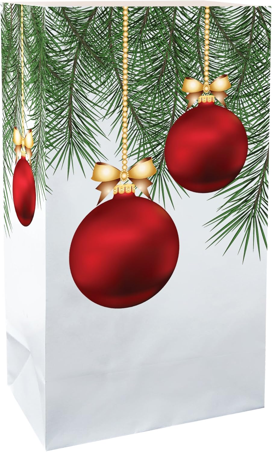 Gold LumaBase Paper Luminaria Bags - Set of 24 for Outdoor Decor