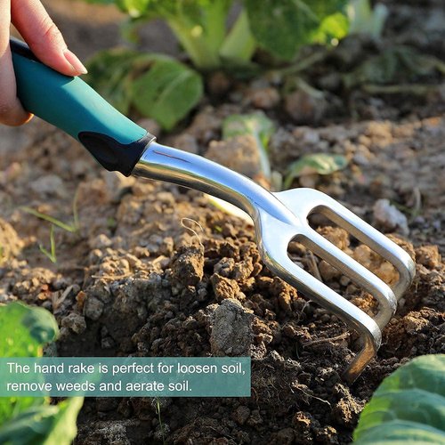 FANHAO Heavy Duty Metal Garden Hose Nozzle - Durable Garden Tools Set for Efficient Watering