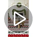 U'artlines Christmas Runner Rug 2 x 6 ft Colorful Tree & Deer Bell - washable