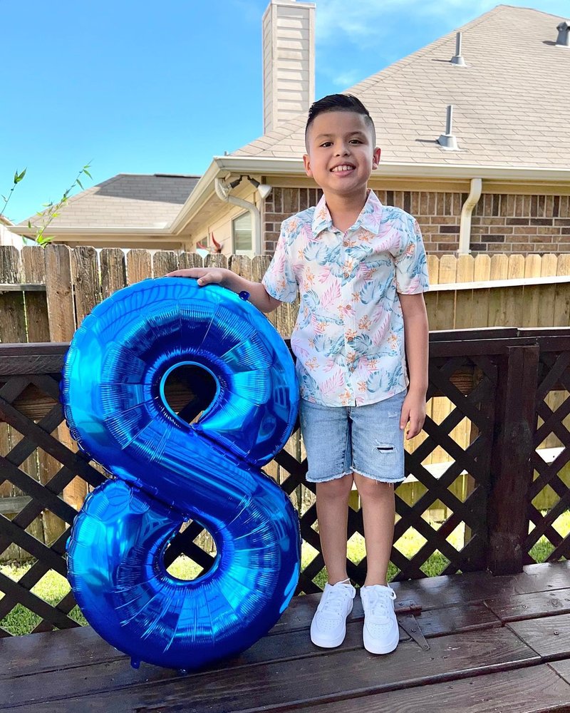 Navy Blue 8 Balloon, Number Balloon 40 Inch, Blue Birthday Decorations, 8 18 28 38 80 Birthday Balloons, 8th Party Supplies, Number 8 Balloon