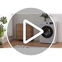 SETVSON Natural 35 Gallon Laundry Hamper with Lid and Mesh Bags