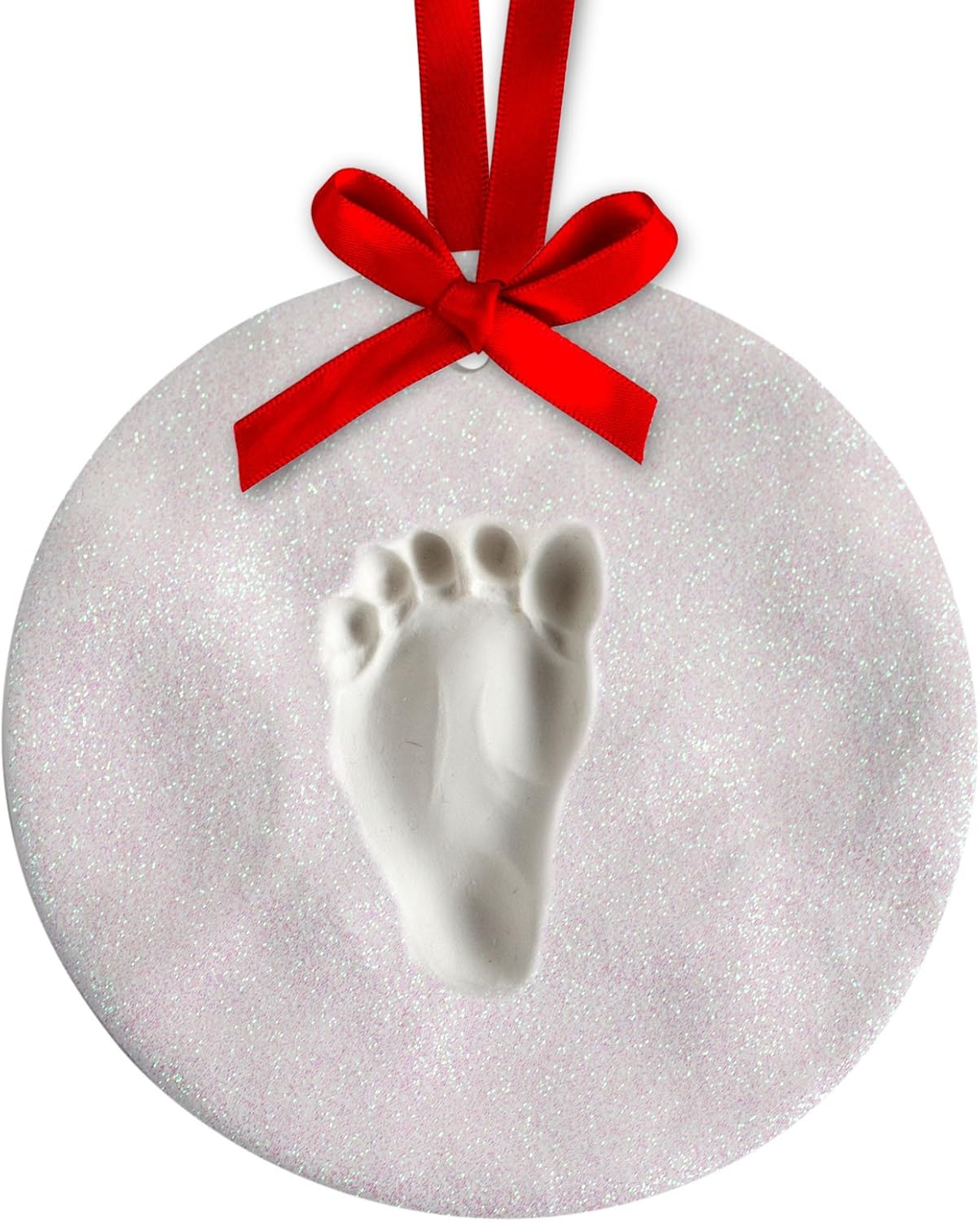 Christmas Baby Handprint Ornament Kit - DIY Keepsake Bauble with Paint for Newborns