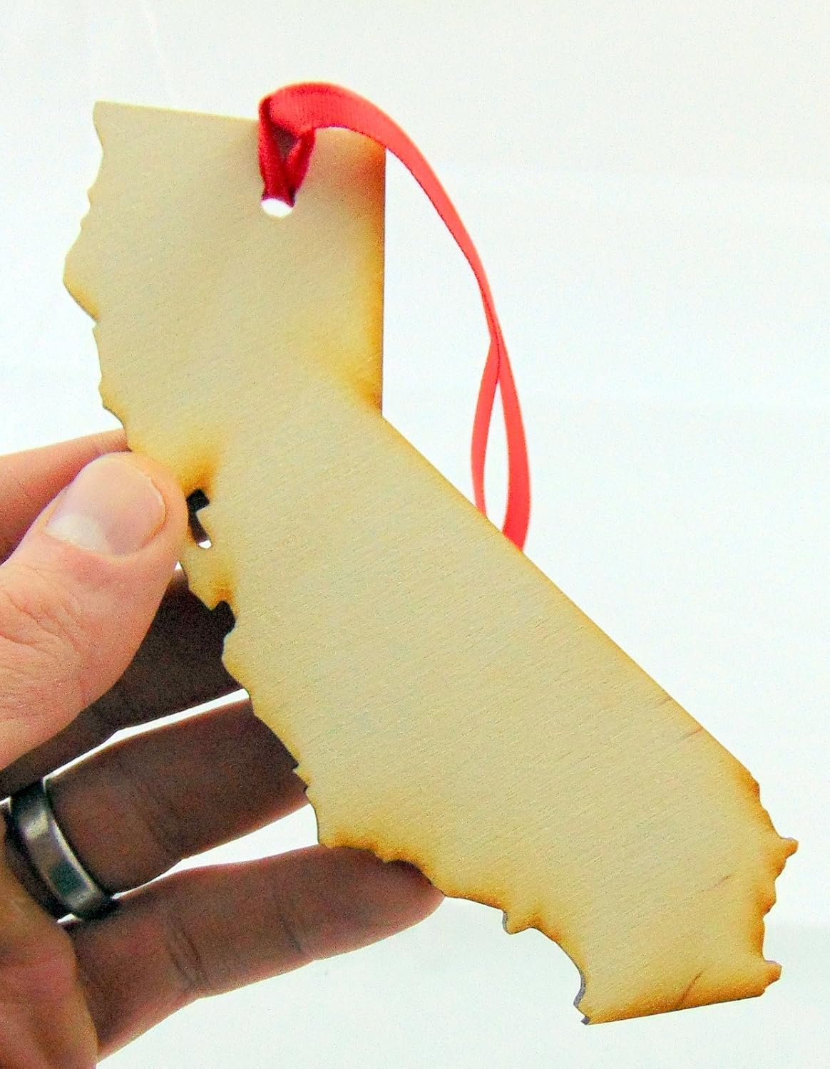 Handmade Wooden Christmas Ornament - State of Georgia - Westman Works USA
