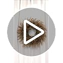 28-Inch Fall Wreath for Front Door - Autumn Orange Artificial Decor