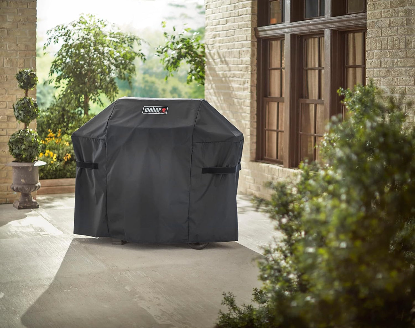 Weber Premium Grill Cover - Water-Resistant Protection for Large Spirit Series Gas Grills | Black