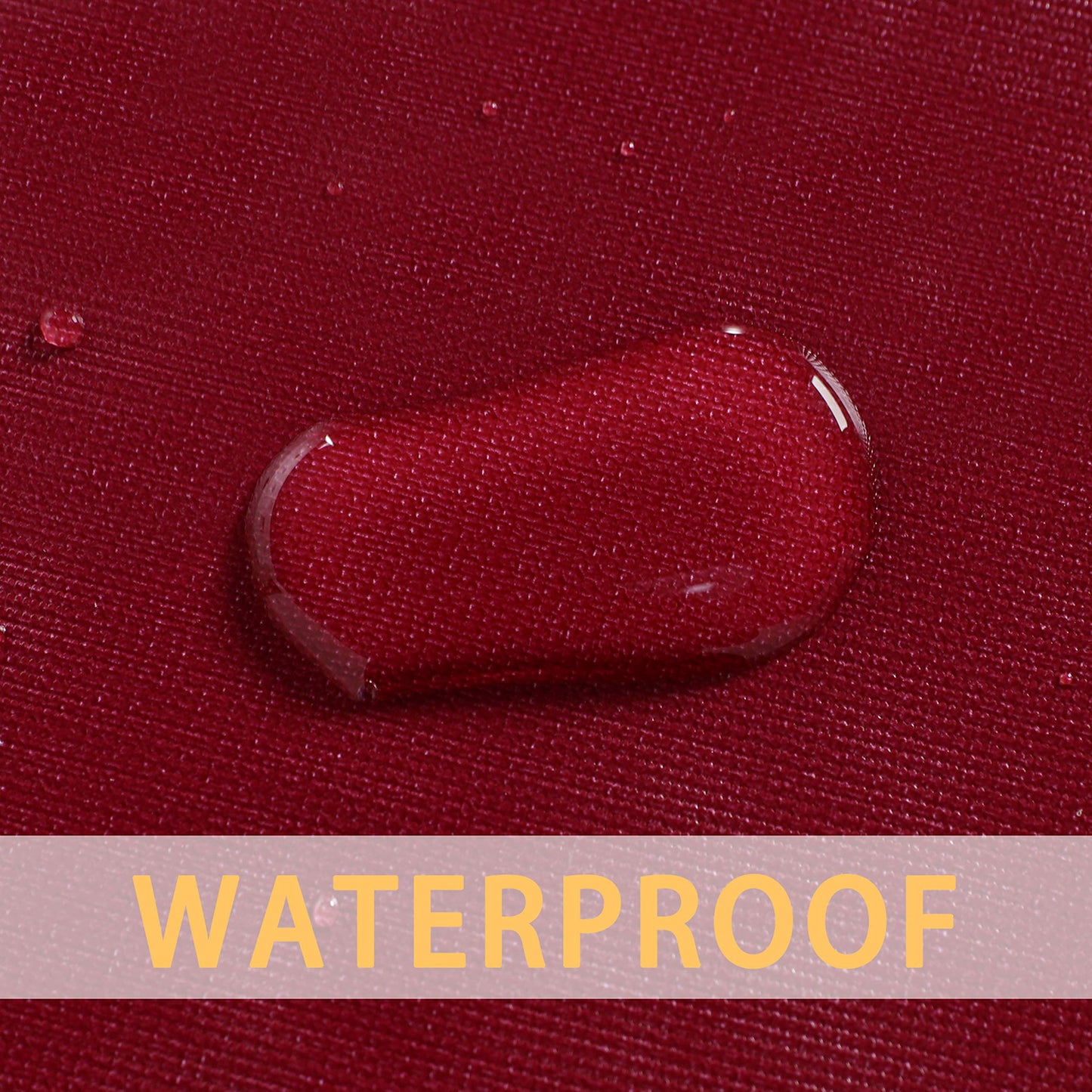 sancua 100% Waterproof Rectangle PVC Tablecloth - 60 x 84 Inch - Oil Proof Spill Proof Vinyl Table Cloth, Wipe Clean Table Cover for Dining Tables, Buffet Parties and Camping, Burgundy
