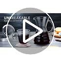 Unbreakable 27oz Pour Over Coffee Maker with Stainless Filter - Clear, 1 Pack