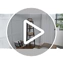 VASAGLE Rustic Brown & Black Corner Ladder Shelf - 4 Tiers, Modern Home Decor