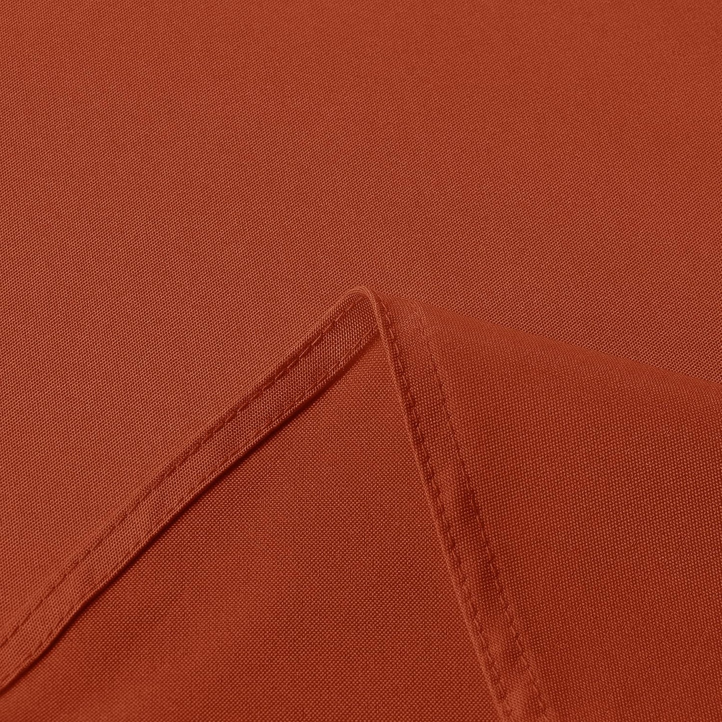 sancua Thanksgiving Tablecloths for 8 Foot Rectangle Tables, 8 Pack Burnt Orange - Washable Polyester Fabric Fall Table Cloth for Holiday Party, Birthday, Banquet Reception, 60x120 Inch Rust