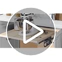 Kitchen Appliance Lift Brackets - Heavy Duty Adjustable Shelf Supports