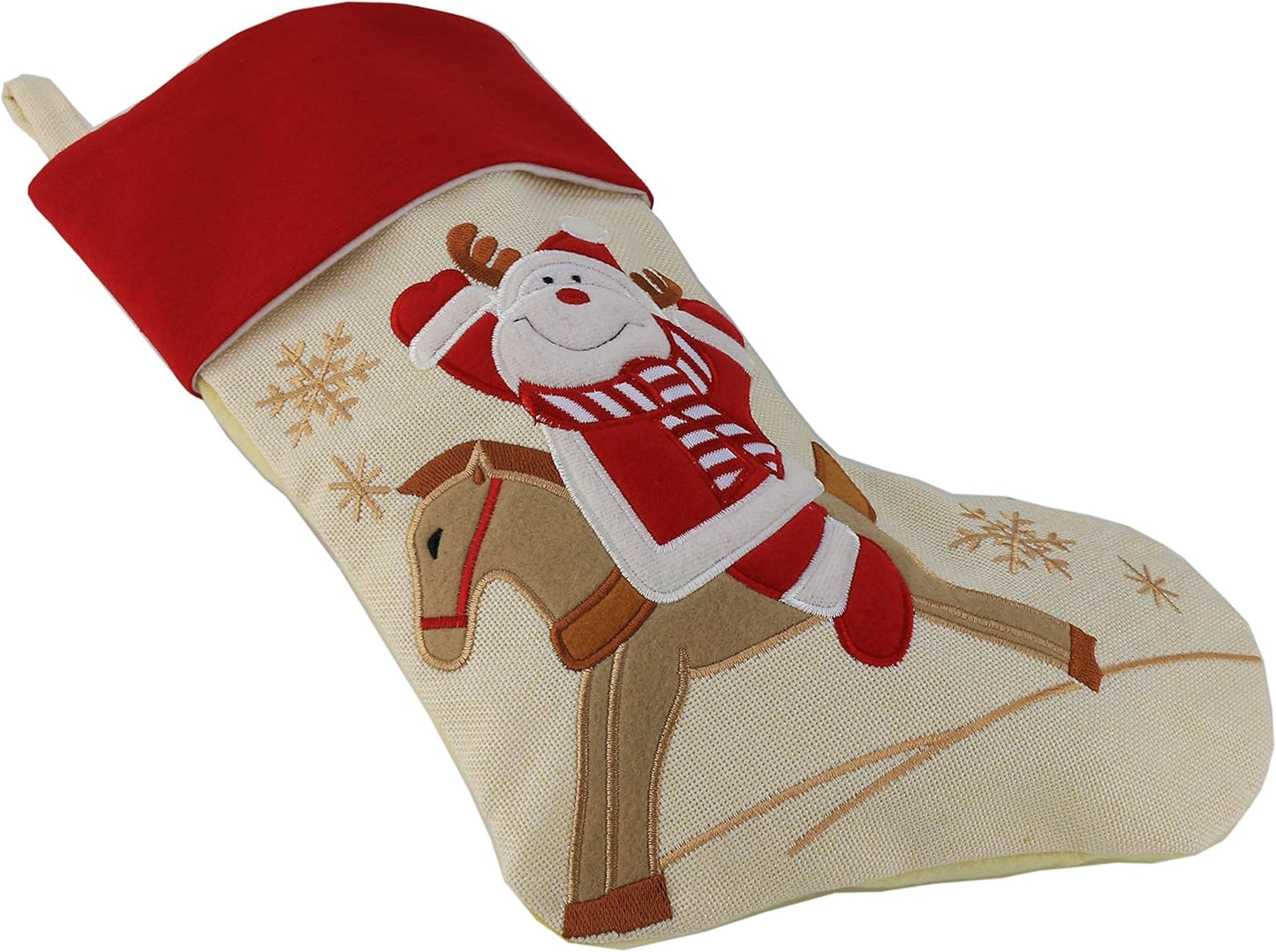3D Plush Christmas Stockings Set - Santa, Snowman & Reindeer - Festive Holiday Decor for Kids & Family