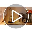 Girece Black Plate Candle Holder with Warmer, Timer & Dimmer - 5.9in