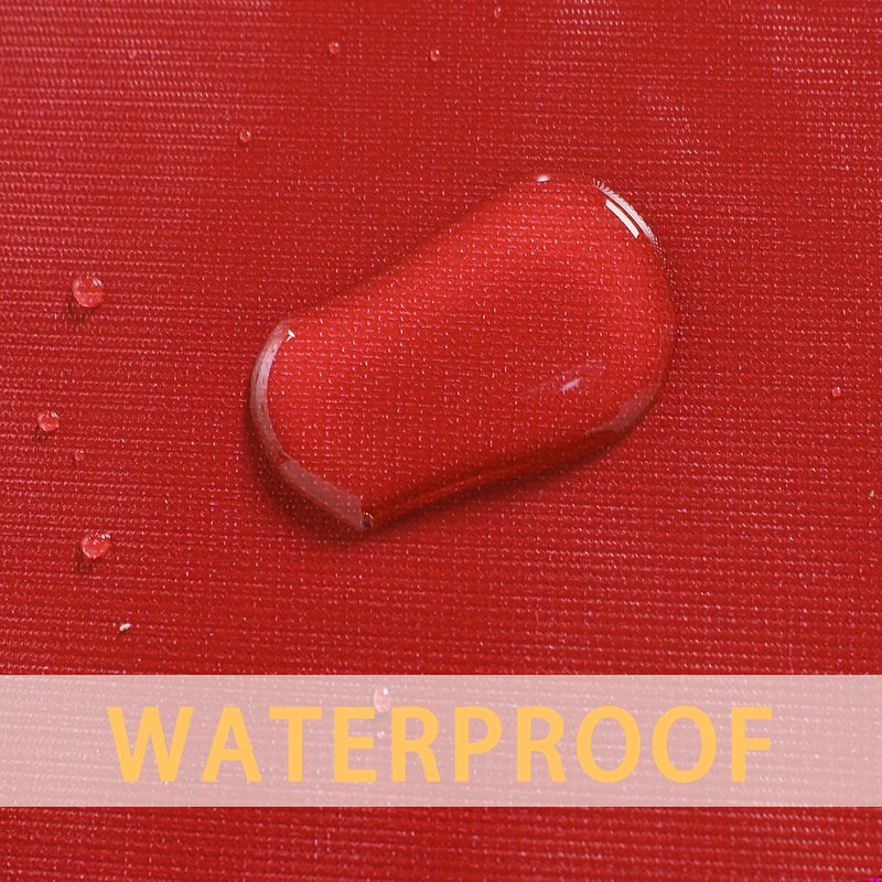 sancua 100% Waterproof Rectangle PVC Tablecloth - 54 x 108 Inch - Oil Proof Spill Proof Vinyl Table Cloth, Wipe Clean Table Cover for Dining Tables, Buffet Parties and Camping, Red