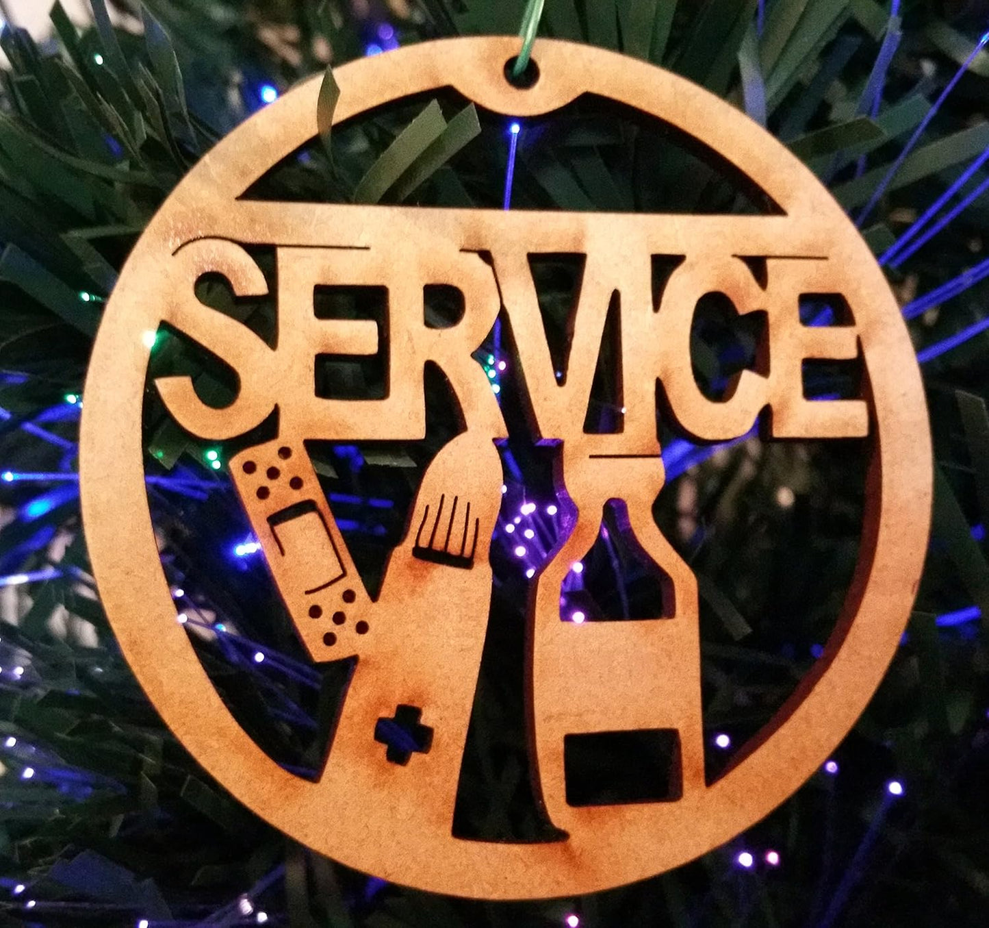 Pharmacist Wooden Christmas Ornaments Set of 4 - Holiday Decorations by EP Laser
