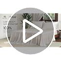 Queen Tencel Lyocell Sheet Set Silver Gray - Silky Soft, Breathable & Deep Pocket