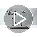 18 Inch Silver Table Number Holder Set of 12 - Wedding & Event Sign Display