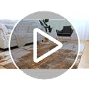Kelarea 6x9 Green Washable Area Rug Non-Slip Low Pile Abstract Home Decor