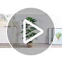 Der Rose 44-Inch Tall Artificial Monstera Tree with Round Woven Basket - Home Decor