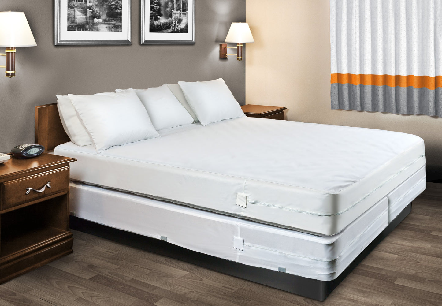 HOSPITOLOGY PRODUCTS Mattress Encasement - Zippered Bed Bug Dust Mite Proof Hypoallergenic - Sleep Defense System - Full XL - Waterproof - Stretchable - Standard 12" Depth - 54" W x 80" L