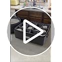 Grey 5-Piece China Dinnerware Storage Set - Moving & Organization Boxes