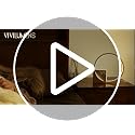Wood Grain Sunrise Alarm Clock with Sound Machine for Heavy Sleepers