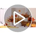 Der Rose 3 Pack Fall Faux Orange Plants for Autumn Table Decor