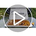 White 14-Inch Heavy Duty Disposable Food Trays - 100 Pack, Compostable Large Plates