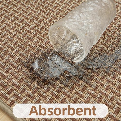 Dirt Trapper Door Mat - Non-Slip, Washable Entrance Mat | 24"x35", Absorbent & Dirt Resistant, Brown