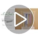 White 14-Inch Wooden Pants & Skirt Hangers with Non-Slip Clips - Pack of 20