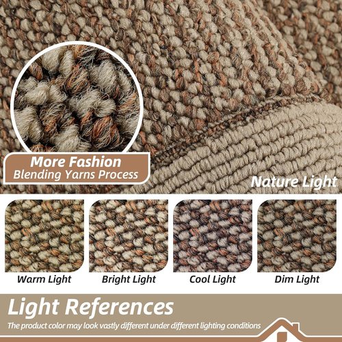 BEQHAUSE Kitchen Runner Rug - Non-Slip, Absorbent & Stain Resistant | 24"x60", Taupe, Machine Washable
