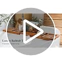Adjustable Teak Bathtub Caddy Tray with Removable Side Trays - Classic Teak Finish
