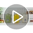 KOIOS 1.8L Beige Electric Kettle with Temperature Gauge, 1500W Fast Boil, Retro Style