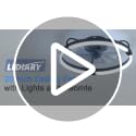 20-Inch Ceiling Fan with Lights and Remote Control - Black, Low Profile, Dimmable LED Light, Reversible Motor