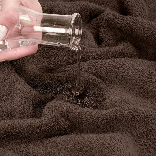 Cotton Paradise 6-Piece Towel Set - 100% Soft Absorbent Turkish Towels in Brown | Includes Bath, Hand & Washcloths