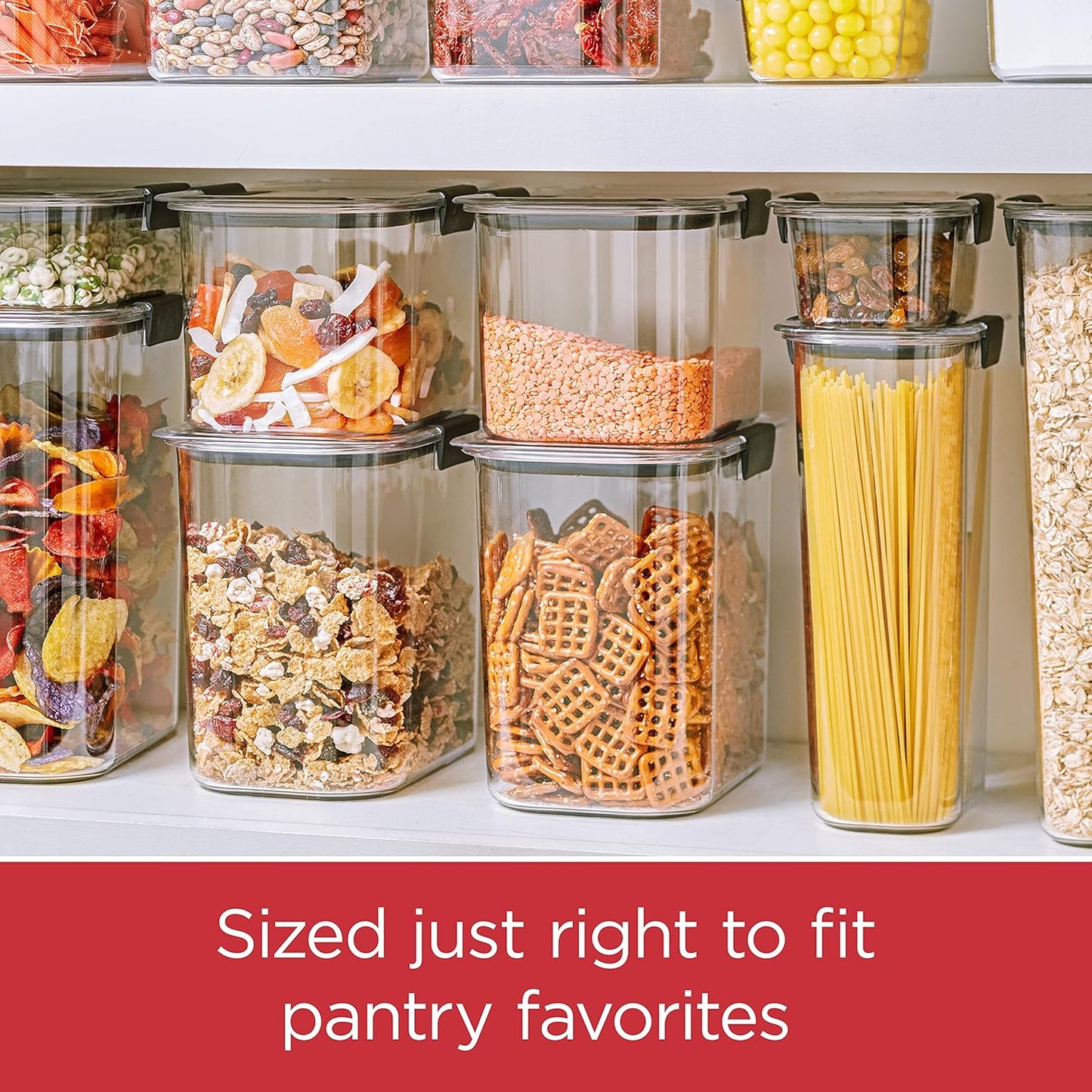 Rubbermaid Brilliance Airtight Food Storage Container Set - BPA-Free Plastic, Small, 8-Piece