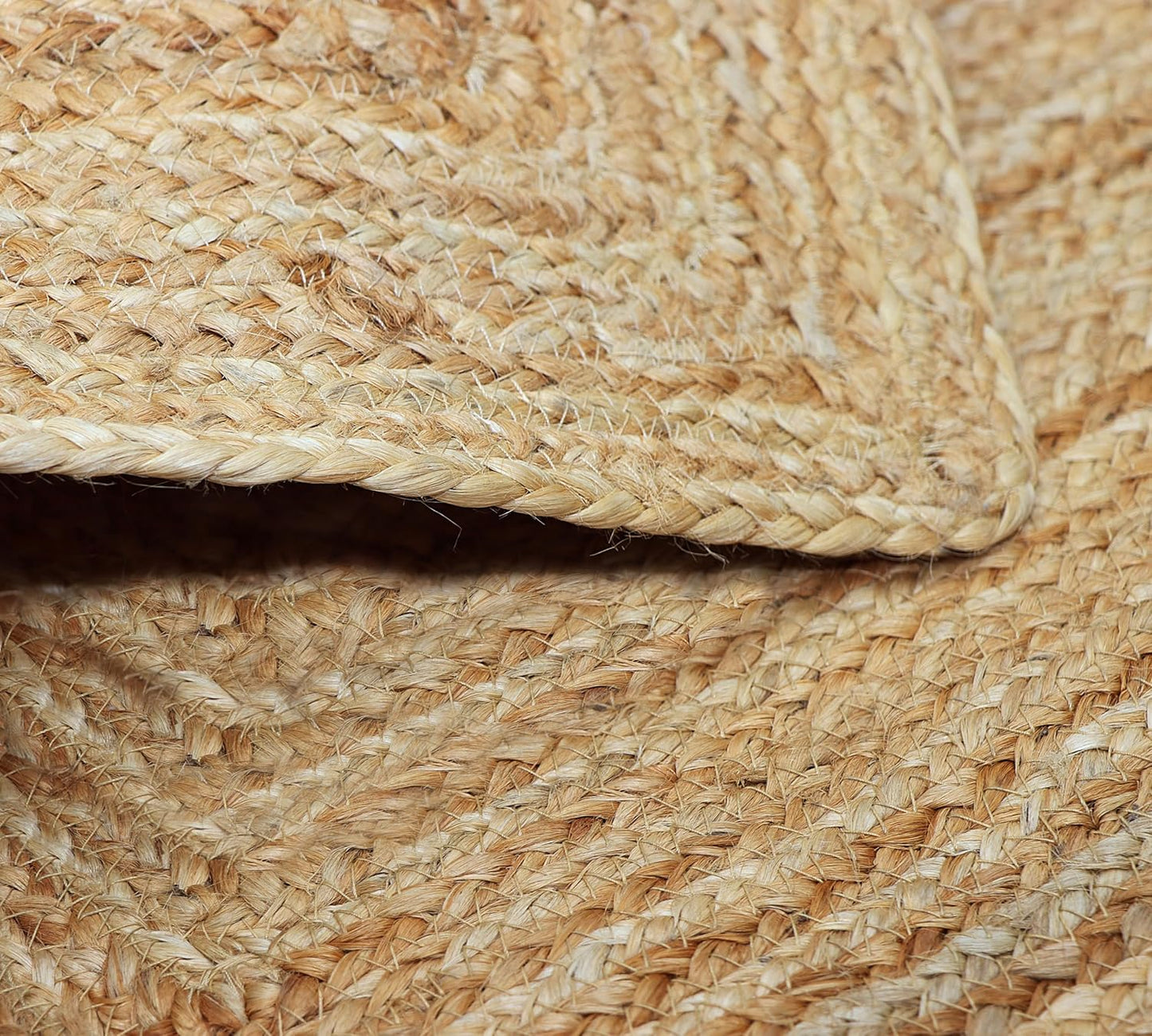 Jute Braided Table Runner - Rustic Farmhouse Style for Thanksgiving & Christmas - 13 x 36 inches