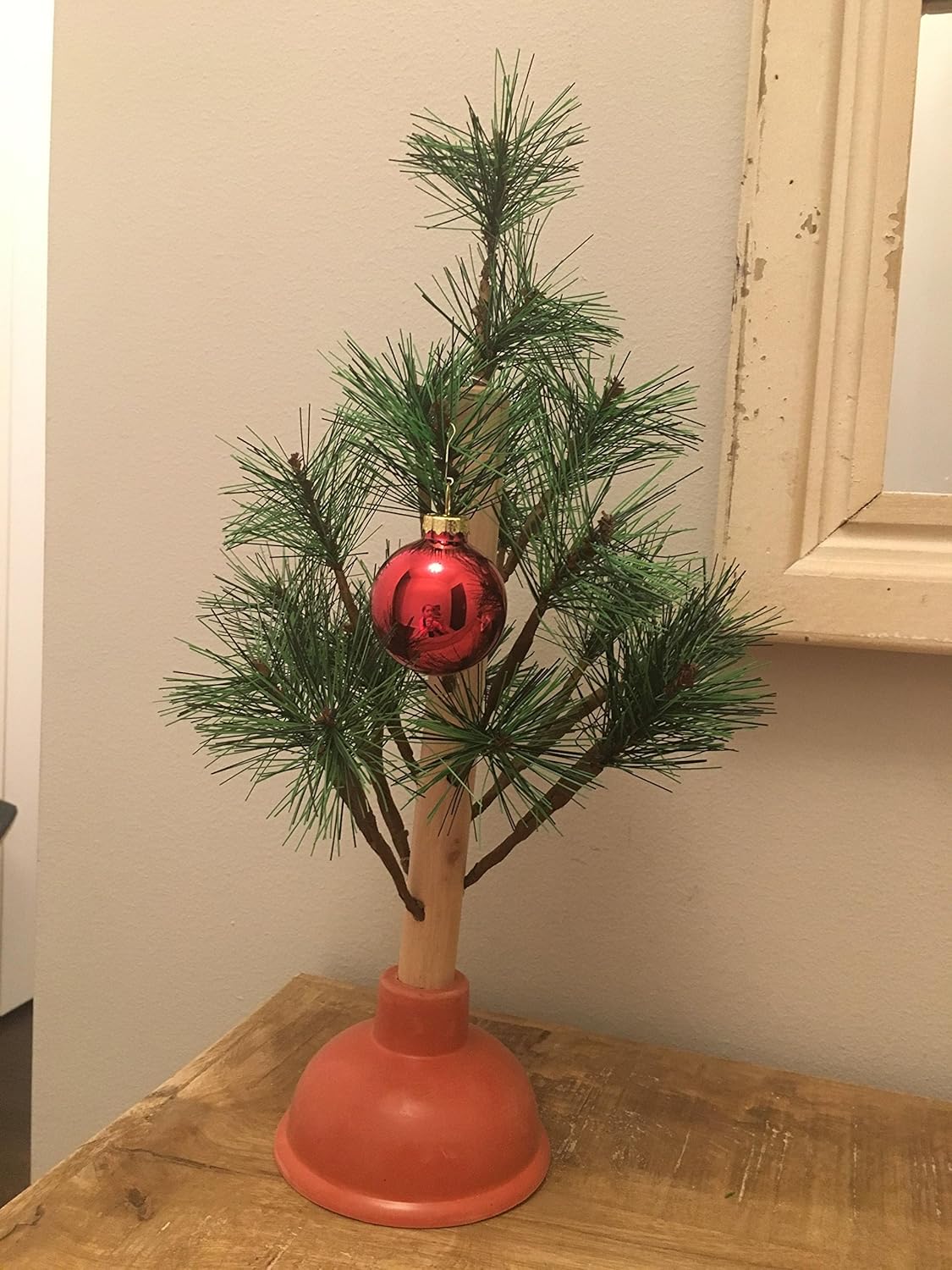 15-Inch Redneck Nation Christmas Tree - Festive Green Holiday Decor
