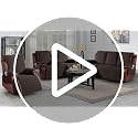 KinCam Waterproof Recliner Sofa Cover 3 Seater Chocolate - Washable, Non-Slip Fit