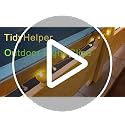 TidyHelper X_Large 24P Outdoor Christmas Light Clips with Waterproof Adhesive Strips