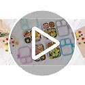 HOMEKOL 27oz Stainless Steel Bento Lunch Box with Leak-Proof Lid, Blue, 3.3 Cups
