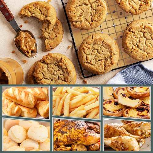 200pcs Air Fryer Parchment Paper Disposable Liner 8.5inch, Premium Perforated for Air Fryer, Streamer, Pans, No Burn, Easy Cleanup