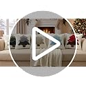 Artscope Beige Chenille Christmas Tree Pillow Covers Set of 2 20x20 Inches