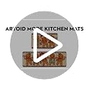Artoid Mode Gingerbread Candy Cane Christmas Kitchen Mats Set of 2 - 17x29 & 17x47 Inches, Beige Seasonal Rugs for Home Decor