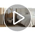 Dark Walnut Fluted Nightstand - 15-Inch Wide with Drawer & Shelf - Modern Bedroom Accent (Variation of THIS listing: Dark Walnut / Fluted / 1)