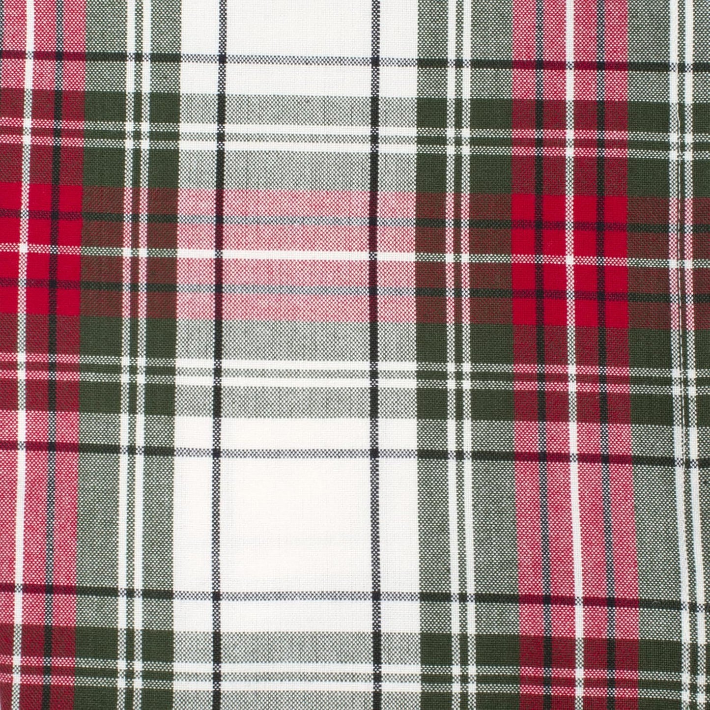 Christmas Tartan Plaid Napkins Set - 6 Piece 20x20 Holiday Table Décor in Red, Green & White