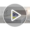 Serta ThermaGel King 2-Inch Gel Memory Foam Mattress Topper - Cooling & Pressure Relief