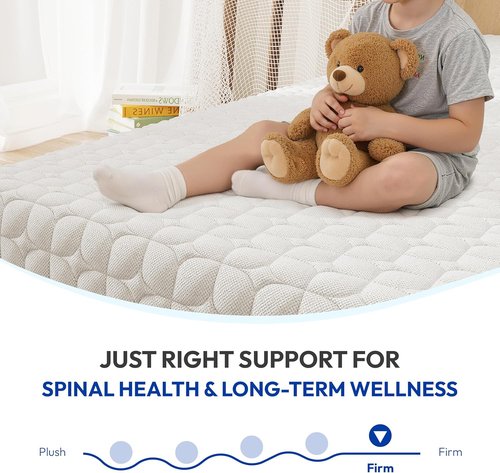 Gelsea Twin Size Mattress - Firm Gel Memory Foam for Back Support & Pressure Relief | CertiPUR-US Certified