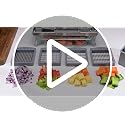 Vegetable Chopper with 10 Blades - Food Processor for Onion Potato & Veggie Slicing