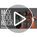 Garage Tool Storage Rack Wall Mount for Garden Tools & Heavy Equipment - Tool Rack Variation
